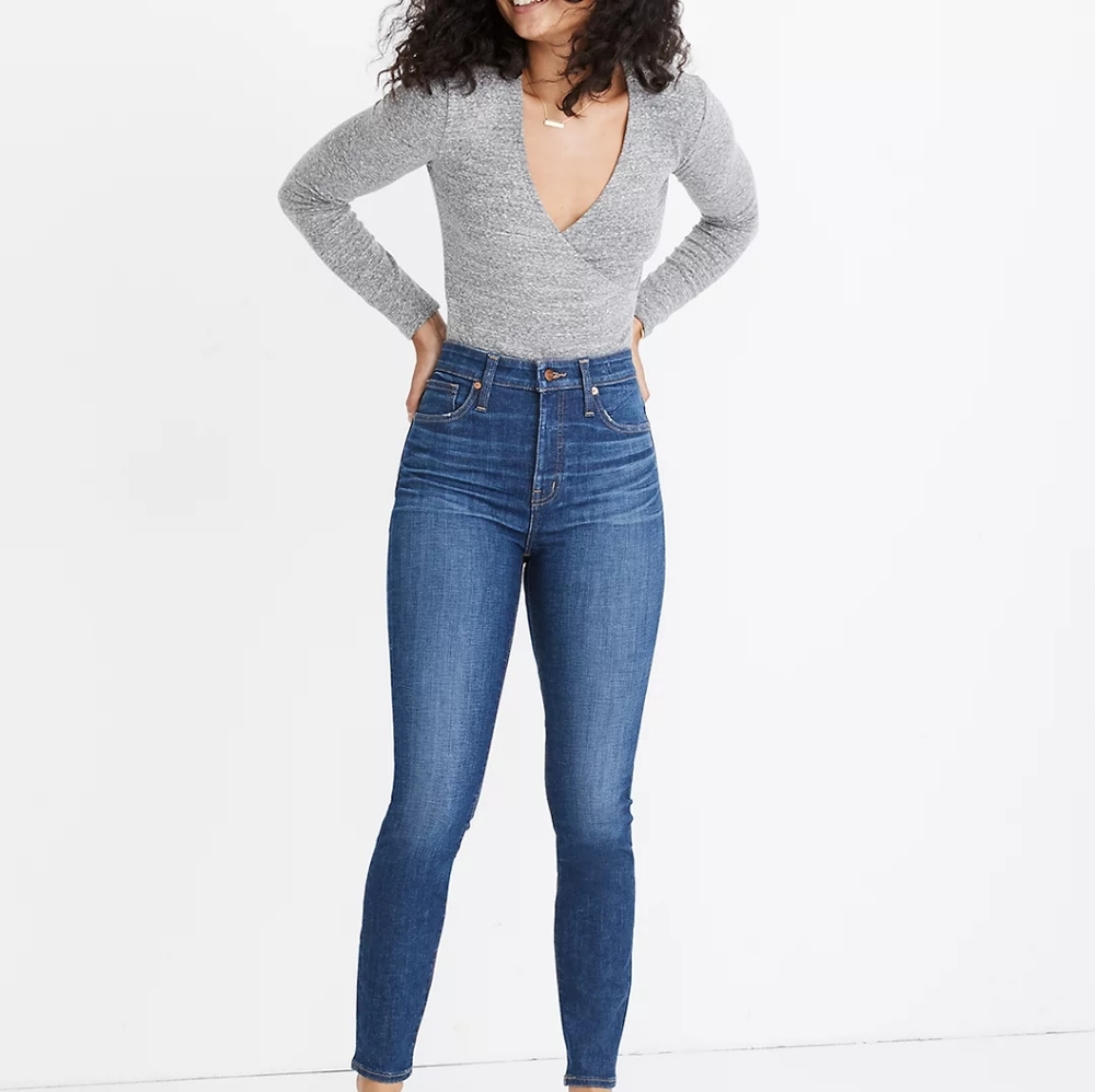 Madewell NWOT Curvy High Rise Skinny Jeans